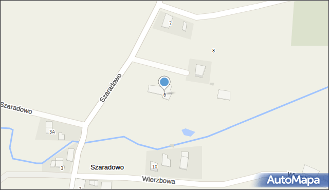 Szaradowo, Szaradowo, 6, mapa Szaradowo