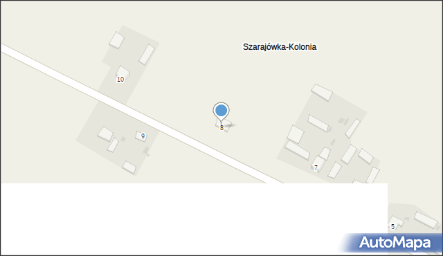 Szarajówka, Szarajówka, 8, mapa Szarajówka