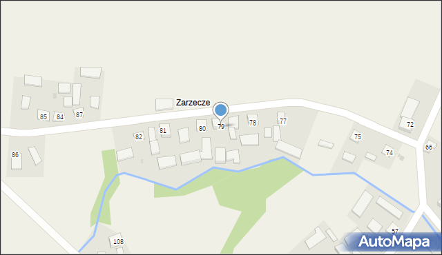 Szarbia Zwierzyniecka, Szarbia Zwierzyniecka, 79, mapa Szarbia Zwierzyniecka