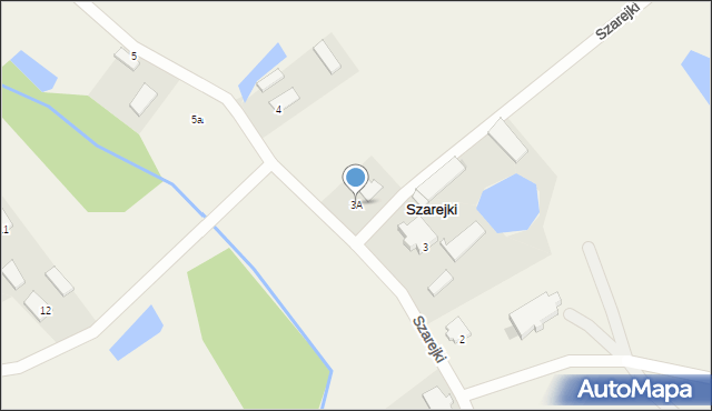 Szarejki, Szarejki, 3A, mapa Szarejki