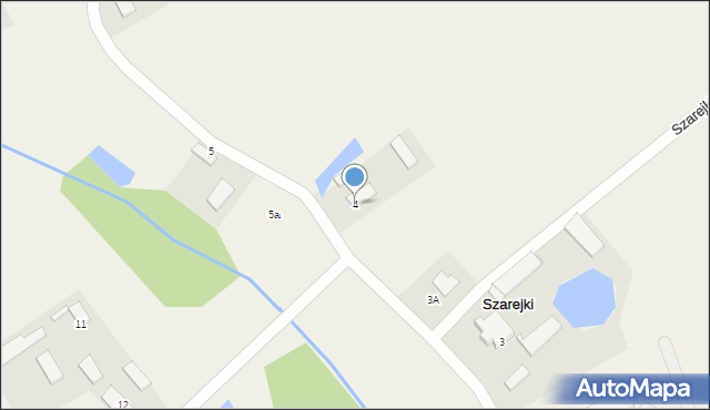 Szarejki, Szarejki, 4, mapa Szarejki