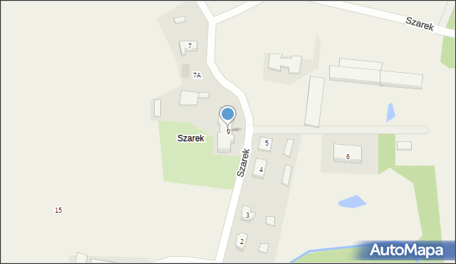 Szarek, Szarek, 9, mapa Szarek