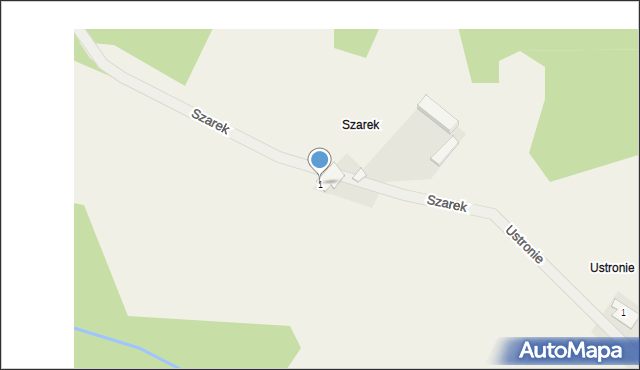 Szarek, Szarek, 1, mapa Szarek