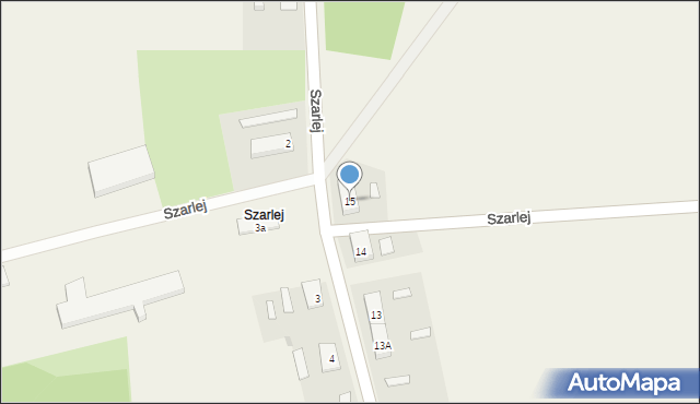 Szarlej, Szarlej, 15, mapa Szarlej