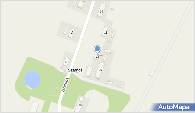 Szarnoś, Szarnoś, 15, mapa Szarnoś