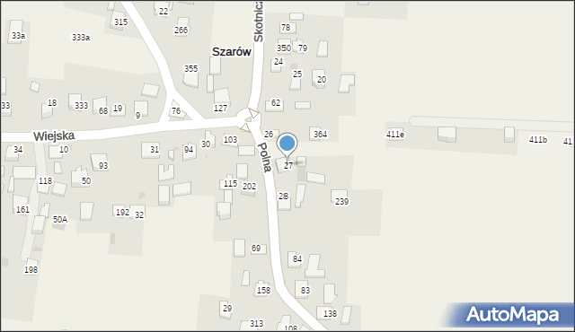 Szarów, Szarów, 27, mapa Szarów