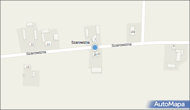 Szarowizna, Szarowizna, 10, mapa Szarowizna