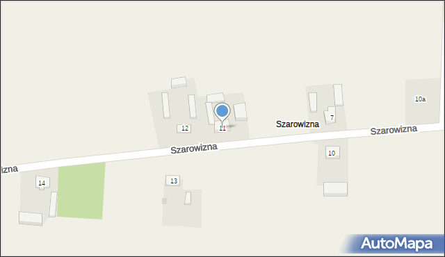 Szarowizna, Szarowizna, 11, mapa Szarowizna