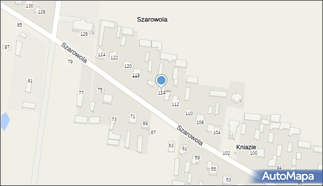 Szarowola, Szarowola, 114, mapa Szarowola