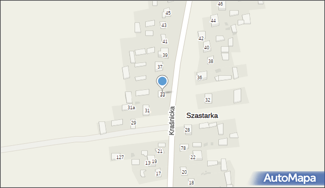 Szastarka, Szastarka, 72, mapa Szastarka