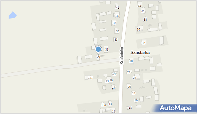 Szastarka, Szastarka, 74, mapa Szastarka