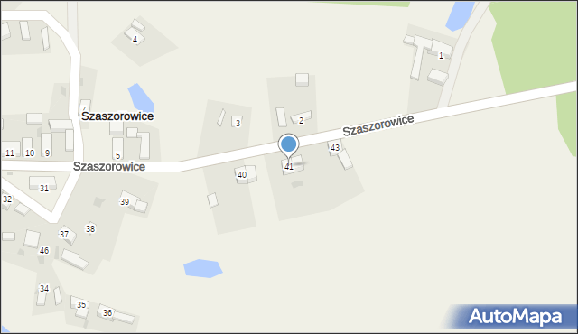 Szaszorowice, Szaszorowice, 41, mapa Szaszorowice