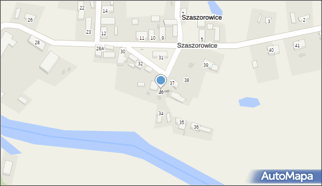 Szaszorowice, Szaszorowice, 46, mapa Szaszorowice