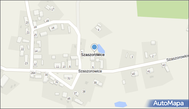 Szaszorowice, Szaszorowice, 5A, mapa Szaszorowice