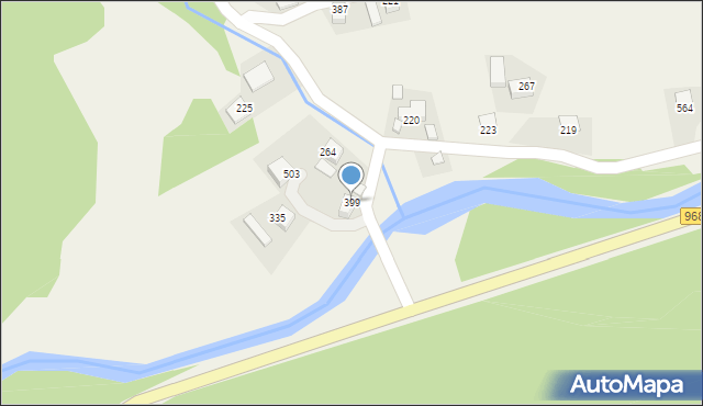 Szczawa, Szczawa, 399, mapa Szczawa