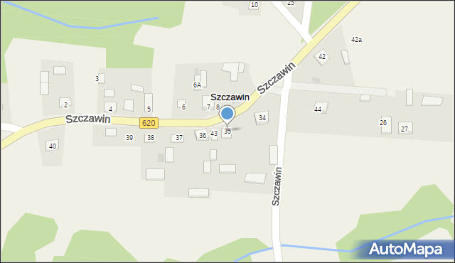 Szczawin, Szczawin, 35, mapa Szczawin