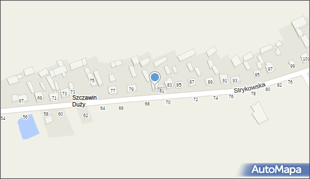 Szczawin, Szczawin Duży, 81, mapa Szczawin