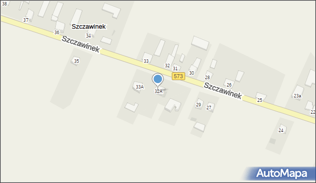 Szczawinek, Szczawinek, 32A, mapa Szczawinek