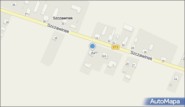 Szczawinek, Szczawinek, 33A, mapa Szczawinek