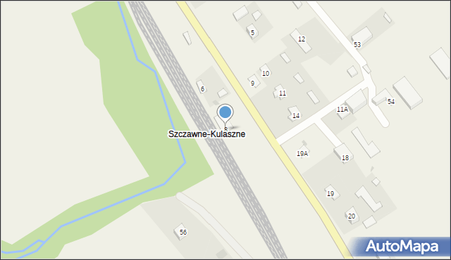 Szczawne, Szczawne, 8, mapa Szczawne