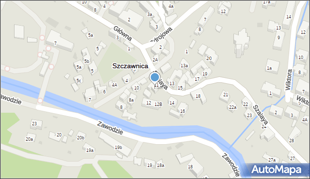 Szczawnica, Szalaya, 2, mapa Szczawnica