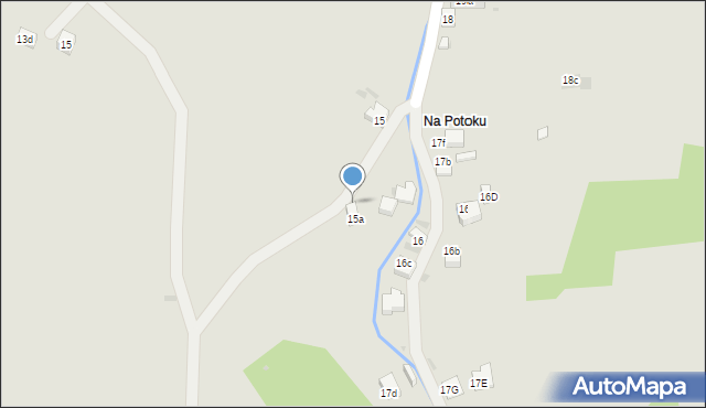 Szczawnica, Szlachtowska, 15d, mapa Szczawnica