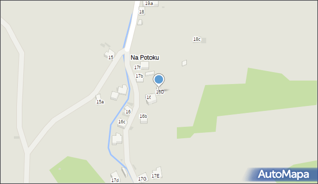 Szczawnica, Szlachtowska, 16D, mapa Szczawnica