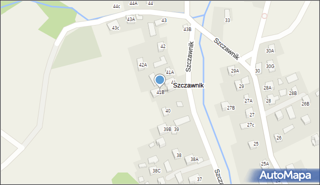 Szczawnik, Szczawnik, 41B, mapa Szczawnik