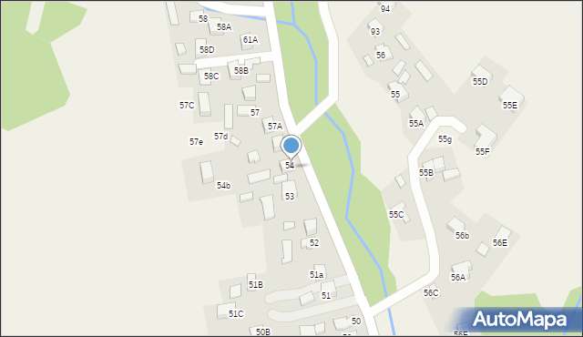 Szczawnik, Szczawnik, 54A, mapa Szczawnik