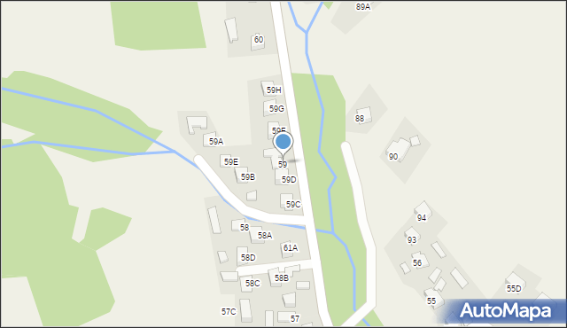 Szczawnik, Szczawnik, 59, mapa Szczawnik