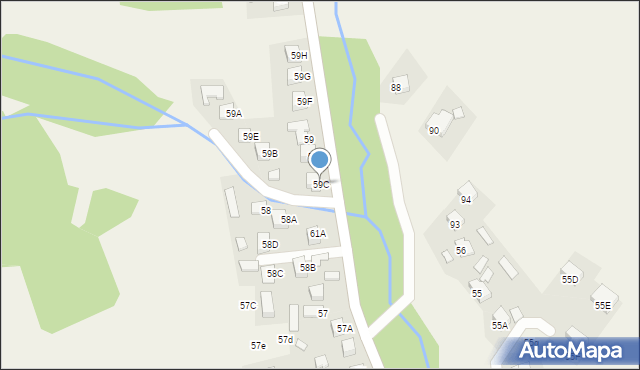 Szczawnik, Szczawnik, 59C, mapa Szczawnik