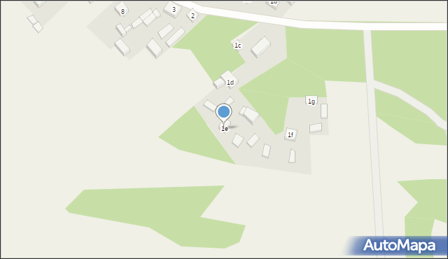 Szczawno, Szczawno, 1e, mapa Szczawno