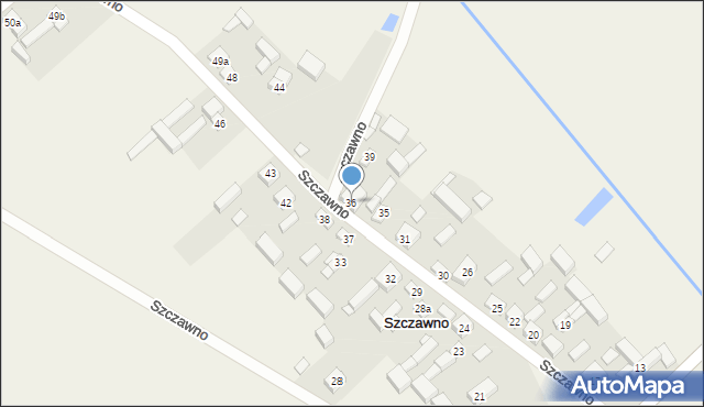 Szczawno, Szczawno, 36, mapa Szczawno