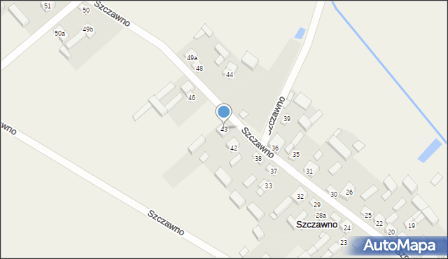 Szczawno, Szczawno, 43, mapa Szczawno