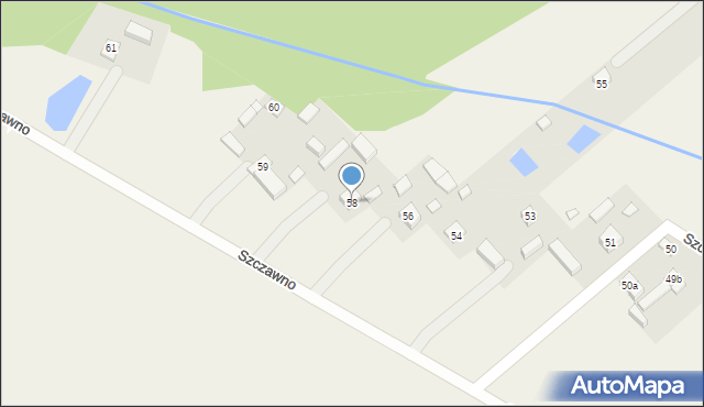 Szczawno, Szczawno, 58, mapa Szczawno