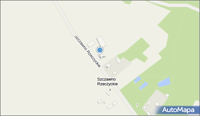 Szczawno Rzeczyckie, Szczawno Rzeczyckie, 5, mapa Szczawno Rzeczyckie