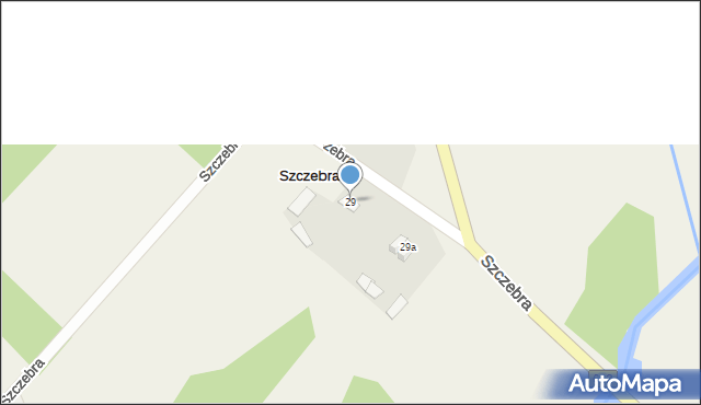 Szczebra, Szczebra, 29, mapa Szczebra