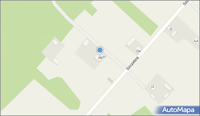 Szczebra, Szczebra, 33b, mapa Szczebra