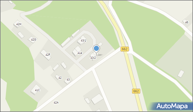 Szczebra, Szczebra, 43A, mapa Szczebra