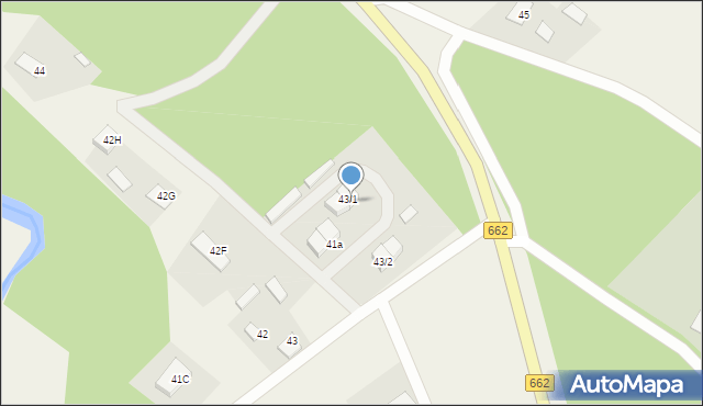 Szczebra, Szczebra, 43B, mapa Szczebra