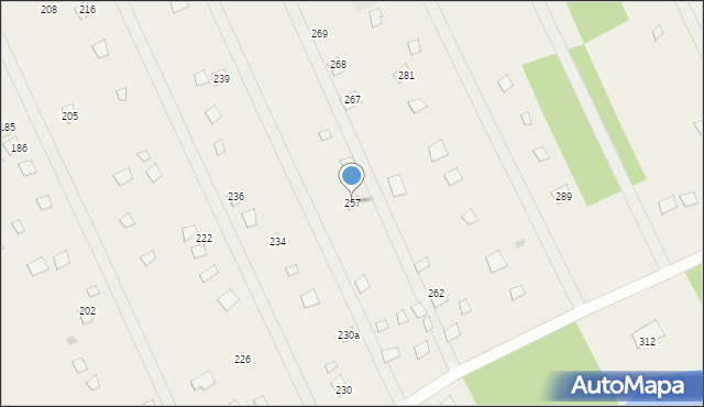 Szczechy Małe, Szczechy Małe, 257, mapa Szczechy Małe