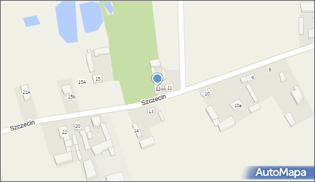 Szczecin, Szczecin, 12, mapa Szczecina