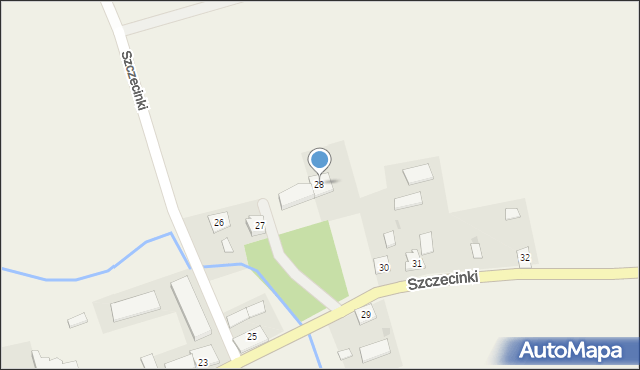 Szczecinki, Szczecinki, 28, mapa Szczecinki