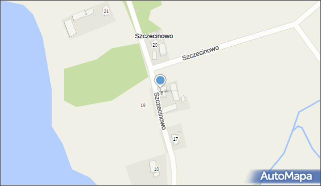 Szczecinowo, Szczecinowo, 18, mapa Szczecinowo