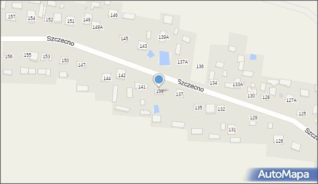 Szczecno, Szczecno, 139, mapa Szczecno