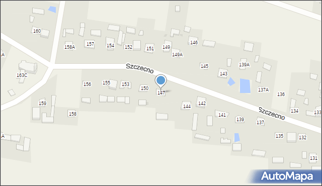 Szczecno, Szczecno, 147, mapa Szczecno