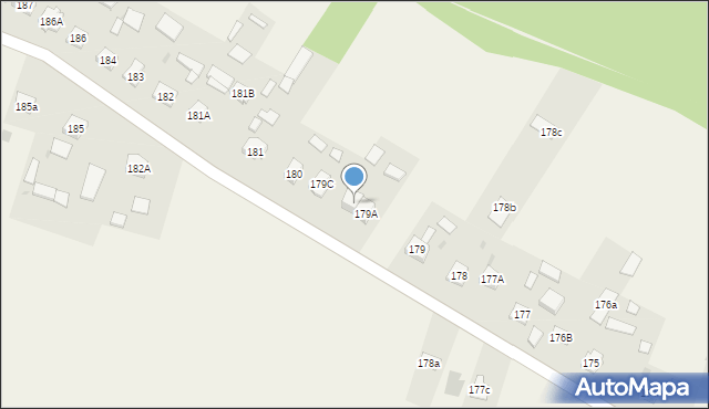 Szczecno, Szczecno, 179B, mapa Szczecno