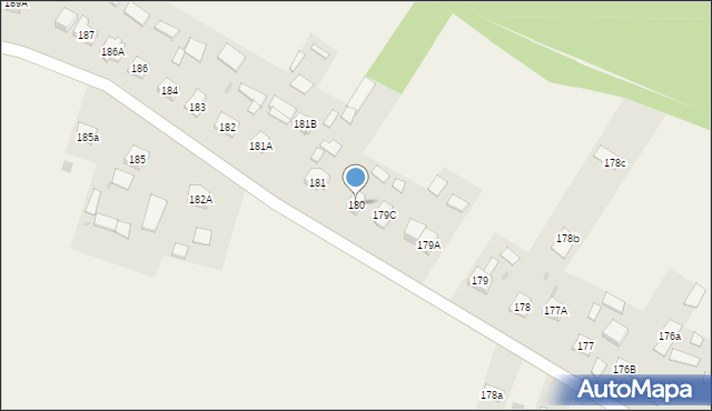 Szczecno, Szczecno, 180, mapa Szczecno