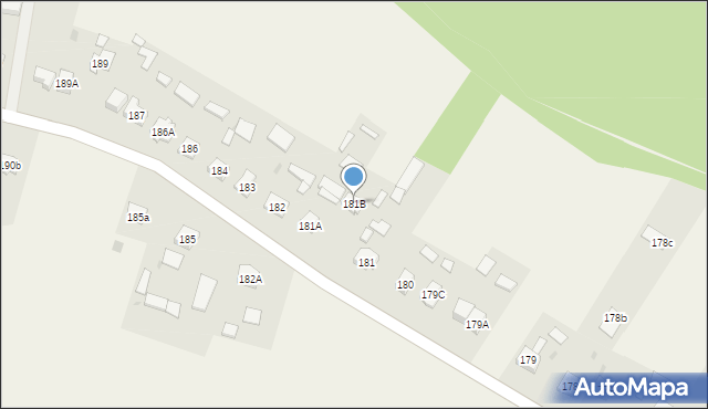 Szczecno, Szczecno, 181B, mapa Szczecno