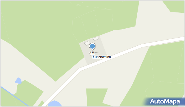 Szczecno, Szczecno, 203, mapa Szczecno